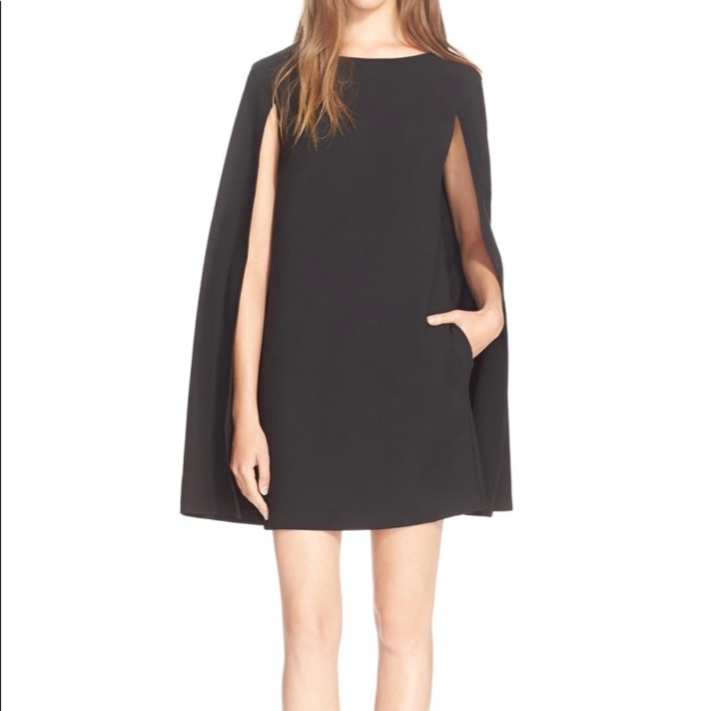 Trina Turk Gizela cape mini dress